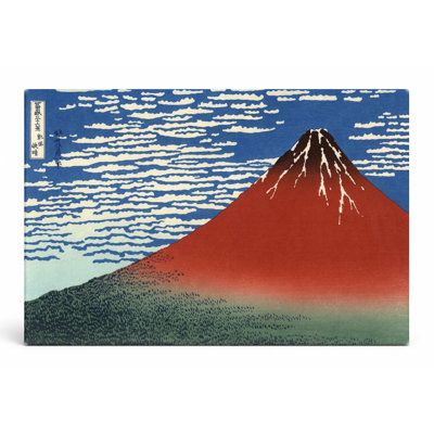 Fine Wind, Clear Morning (Red Fuji) (c. 1831) - Art mural sur toile paysage