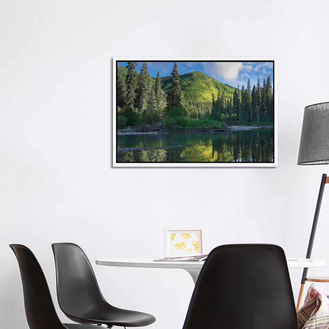 Pine River, Hart Ranges, British Columbia, Kanada von Tim Fitzharris - Galerie-verpackte Leinwand Giclée auf Leinwand