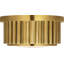 Cavill 5" Solitaire Flush Mount with Frosted Glass-1870716540