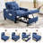 31.7" Wide Upholstered Convertible Sleeper Accent Chair Bed Chaise Lounge Chair Armchair-480575019