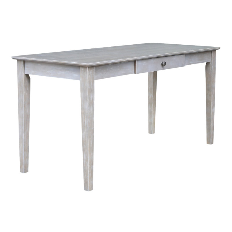 Lynnsy Solid Wood Writing Desk, 30" H x 60" W x 25" D