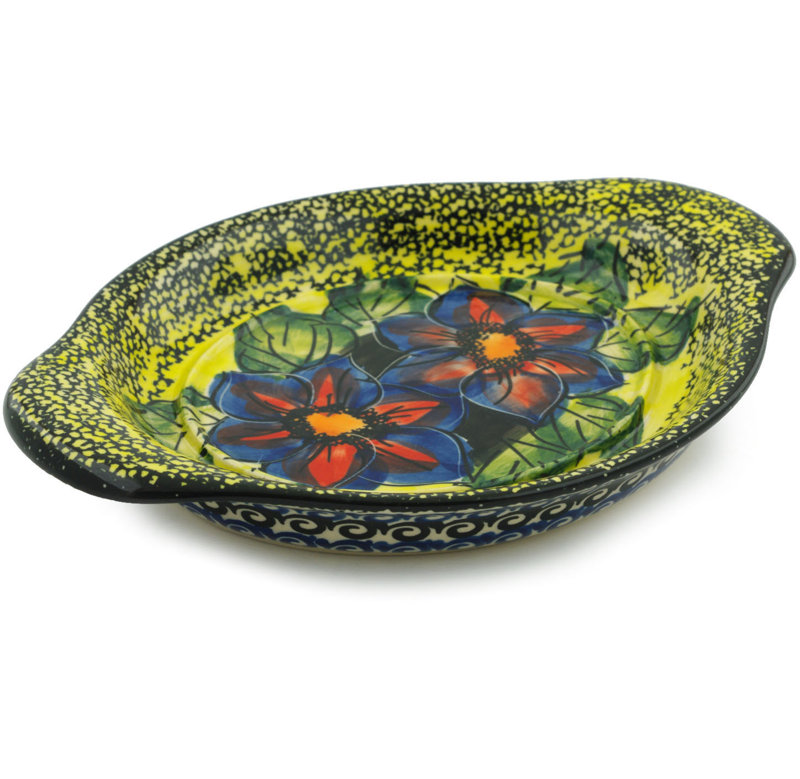 The Holiday Aisle® Rowlett Platter, 1.2" H x 8.7" W x 6.3" D