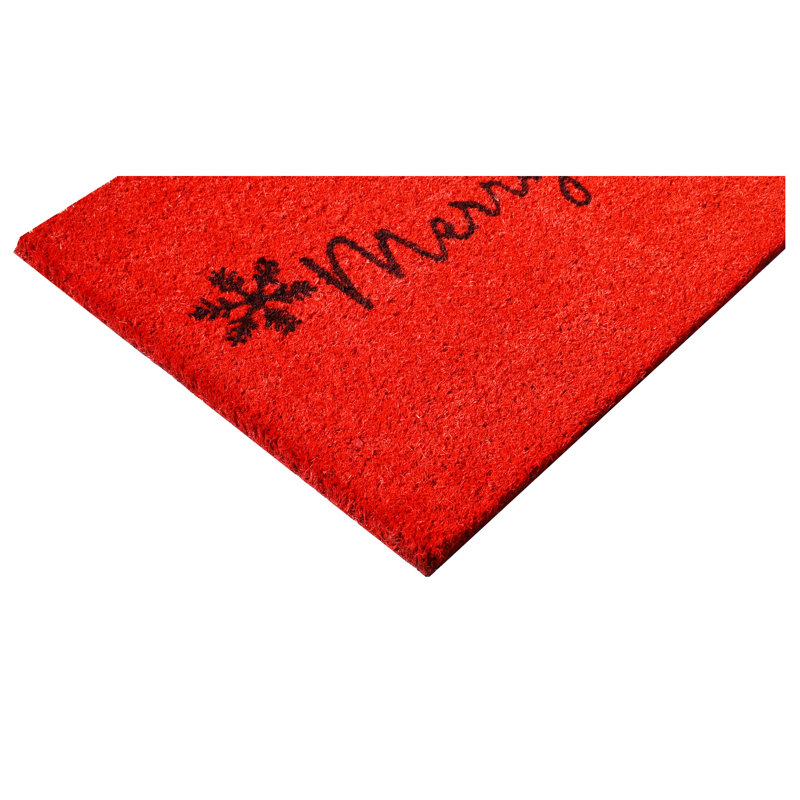 Tapis d'extérieur antidérapant Merry Christmas, Rectangle 1 pi 5 po x 2 pi 5 po