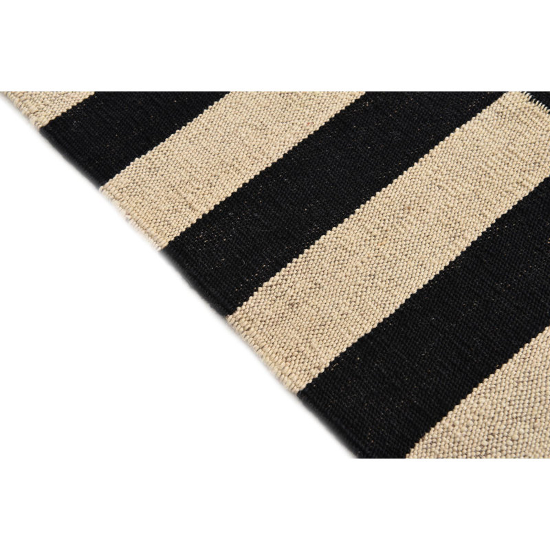 Tapis noir et blanc Noor