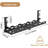 Metal Desk Cable Management Tray with Clamp