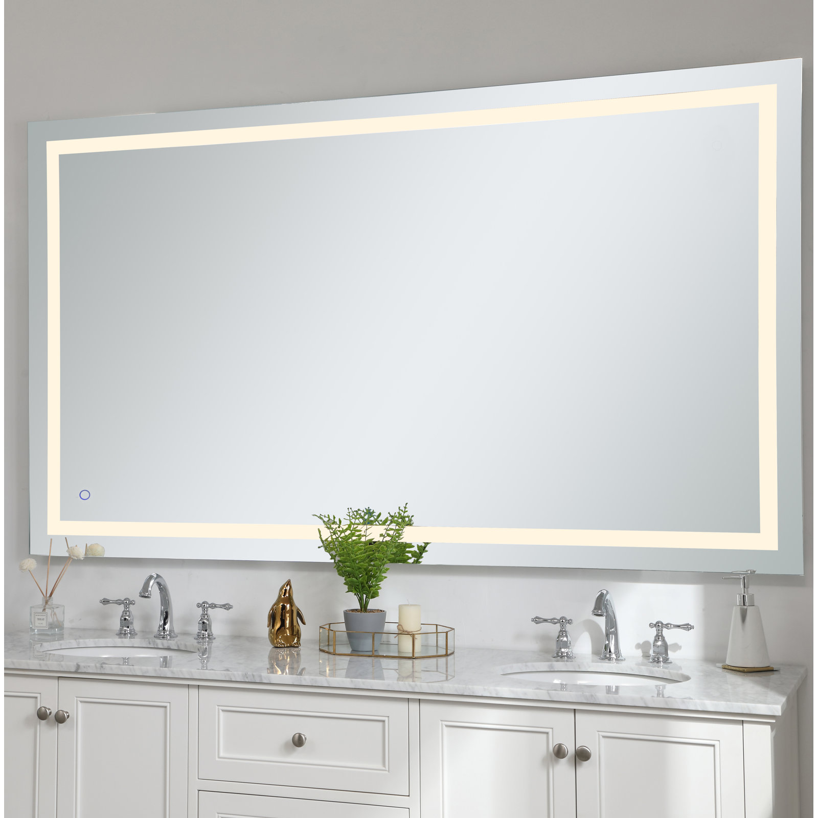 Scoles Mirror, 42" H x 72" W x 1.93" D