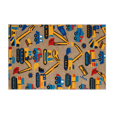 Tapis intérieur et extérieur beige Transport
