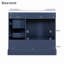 Ensemble de meuble-lavabo simple 36 po avec plateau en résine Deborra-465253968