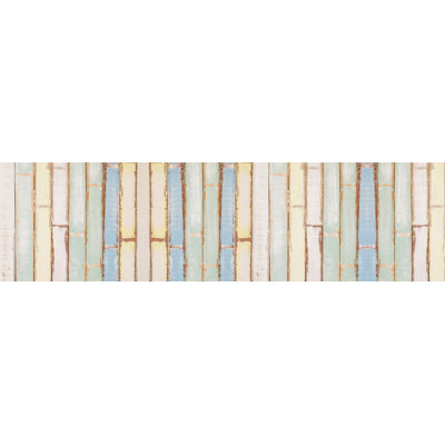 Hendrick Vinyl Machine Printed Area Rug