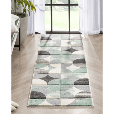 Astrid Geometric Synthetic Area Rug