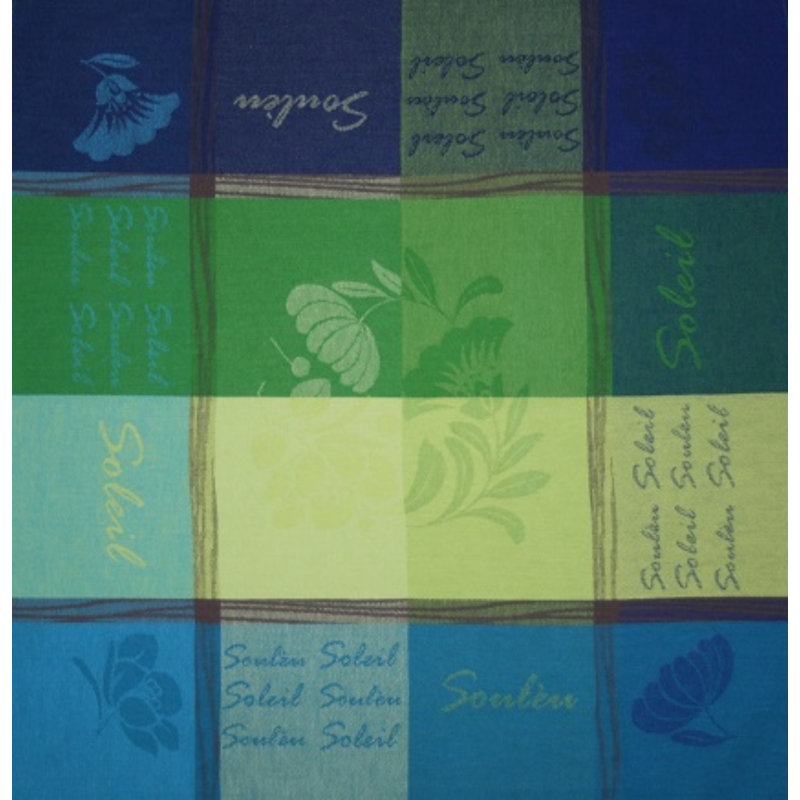Soleou Cotton Abstract Square Napkin