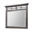 Miroir avec cadre en acajou