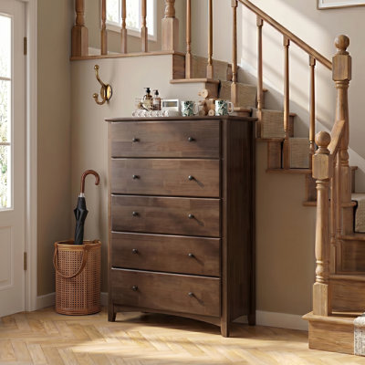 Solid Wood New Shaker Style, 35"W x 50"H In Antique Finish