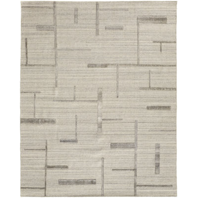 Thom Filicia Hand Woven Wool Geometric Area Rug