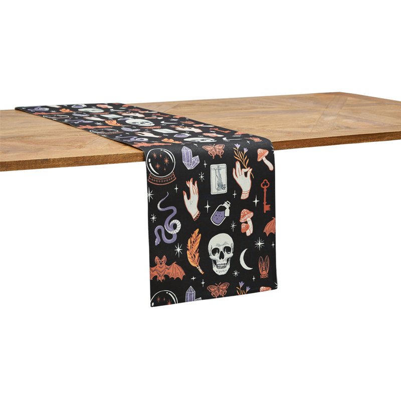 Camron No Pattern Cotton Table Runner