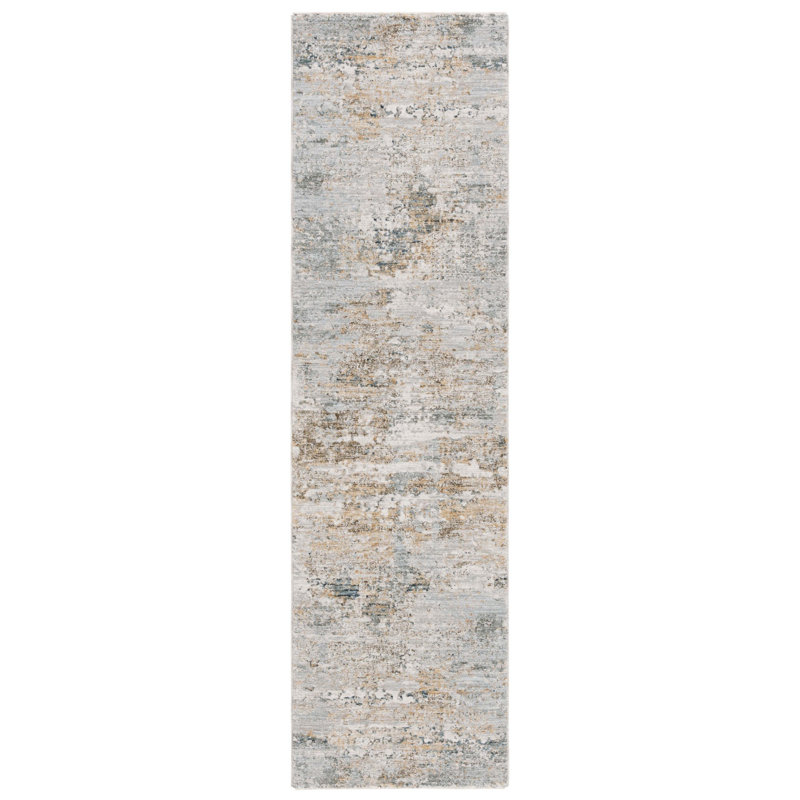 Adrianna Performance Abstract Rug, Runner 2'2" x 8'