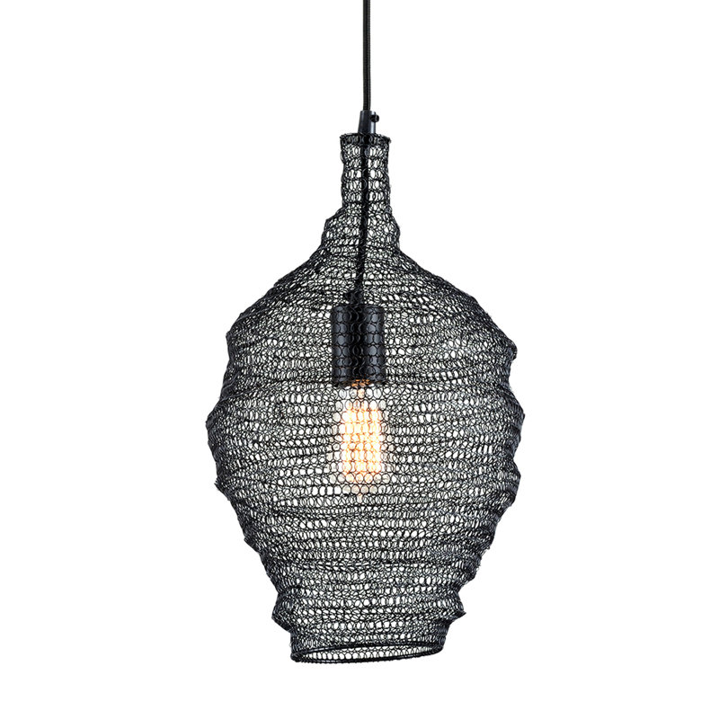 Luminaire suspendu géométrique 1 lumière Wabi Sabi
