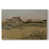 Toile naturelle avec cadre flottant