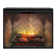 Dimplex Revillusion Electric Firebox Herringbone Brick Interior with Front Glass Panel