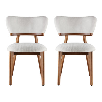 Upholstered Solid Wood Dining Chair Side Chair