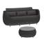 Ensemble de 2 pièces de canapé d'extérieur en aluminium thermolaqué avec table basse-789548675-789548682-805158883