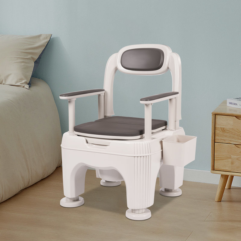 M3742 Lomana Bedside Toilet for Elderly, Coffee