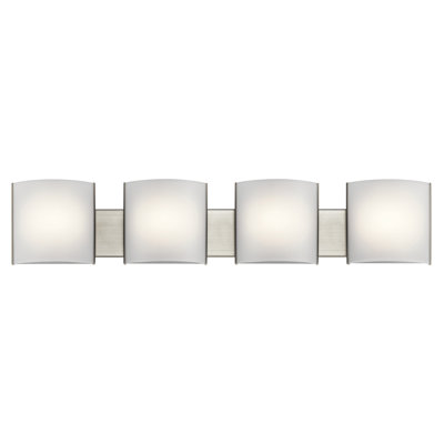 Barre d'éclairage de salle de bain 4 lumières Amari