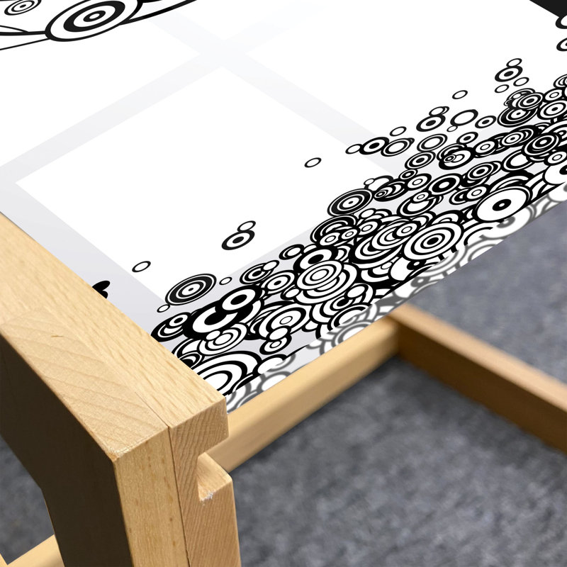 Jalliyah Trestle Coffee Table, 40cm H x 74cm W x 62cm D