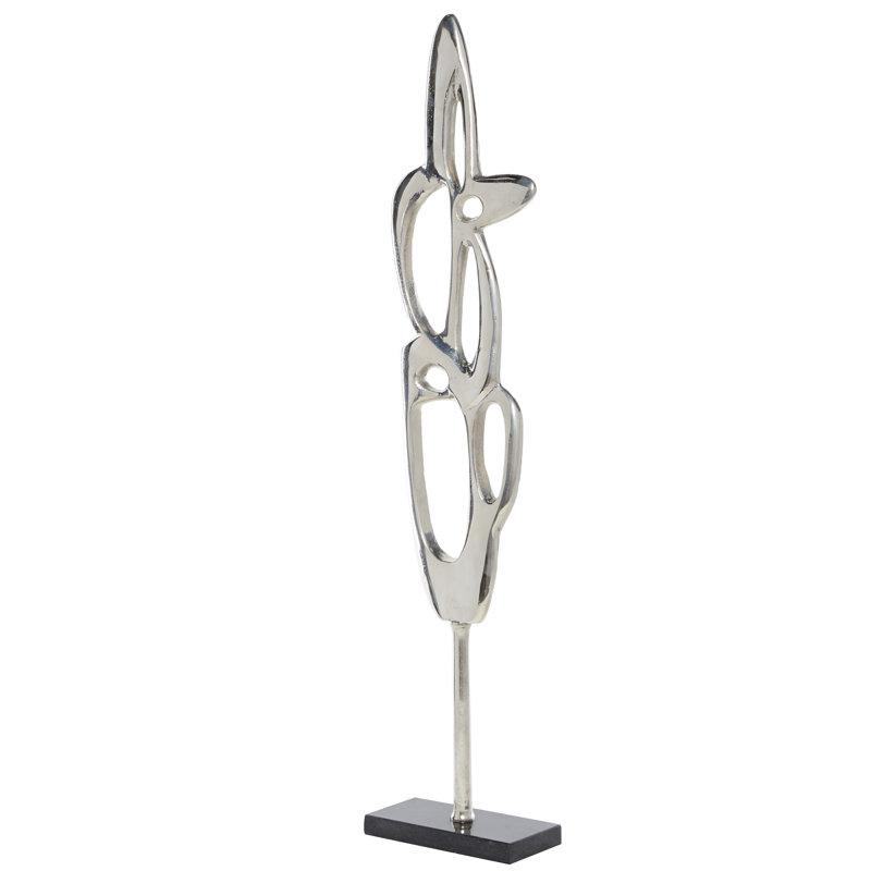 Sculpture Glane sur base en marbre
