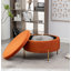 Mariantonietta Upholstered Round Storage Ottoman-2125246967