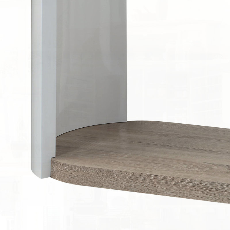 Table de canapé avec plateau de table robuste et spacieux pour la décoration et les articles essentiels