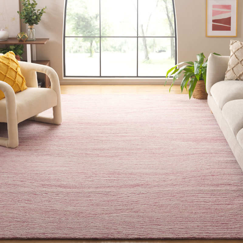 Abstract Wool Hand Tufted Area Rug, Rectangle 244 x 305 cm