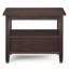 Warm Shaker - Table d'appoint étroite - Brun tabac-797468015