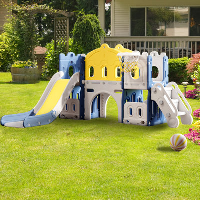 Isulf Zoomie Kids Indoor Indoor/Outdoor Outdoor Straight Slide