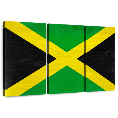 Borges Wood Jamaica Flag