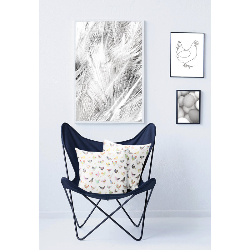 Square Cushion, 39cm H x 39cm W, Polyester/Polyfill