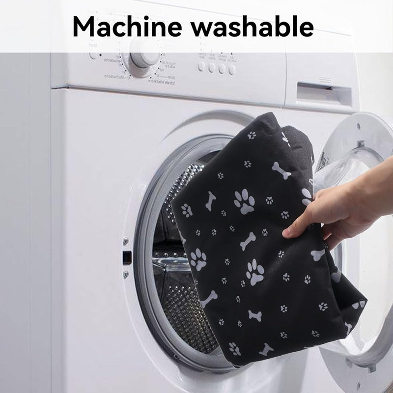 Housse réversible pour caisse de chien - doublure de lit lavable pour animal de compagnie avec côtés froids et chauds, gris, convient aux caisses de 36 pouces