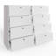 Artus Shaker 110 W 8 Drawer Chest Of Drawers