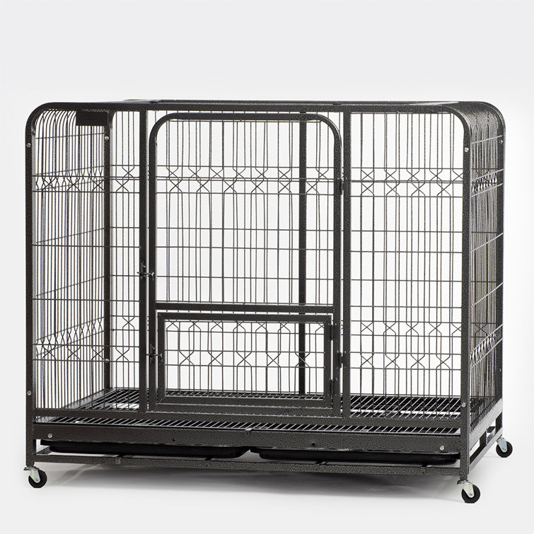 Tucker Murphy Pet™ Premium Heavy Duty Dog Crate With Casters