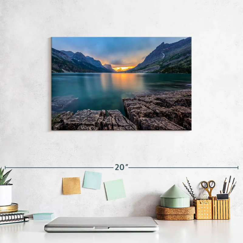 Alvord St Mary Lake Montana, H 8 po x l 12 po
