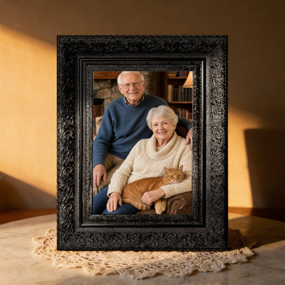 11" x 14" Black 1PC Timeless Picture Frame for Wall and Tabletop Display