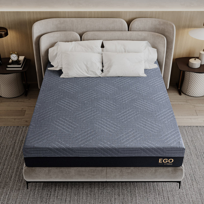 Matelas hybride moyen cuivré 10 po, Simple extra long
