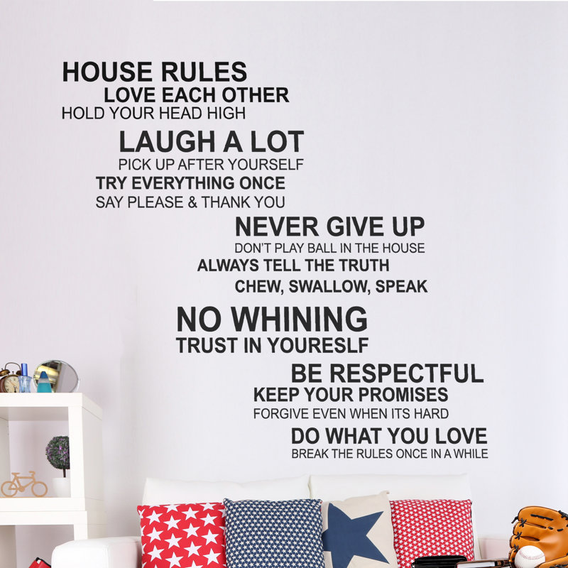 Non-Wall Damaging Wall Decal