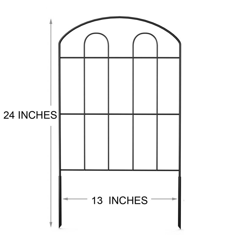 Panneau de clôture en métal H 2 pi x l 1 pi