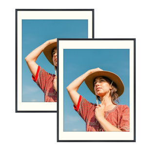 Drennon Metal Picture Frame, Aluminum Photo Frame (Set of 2)