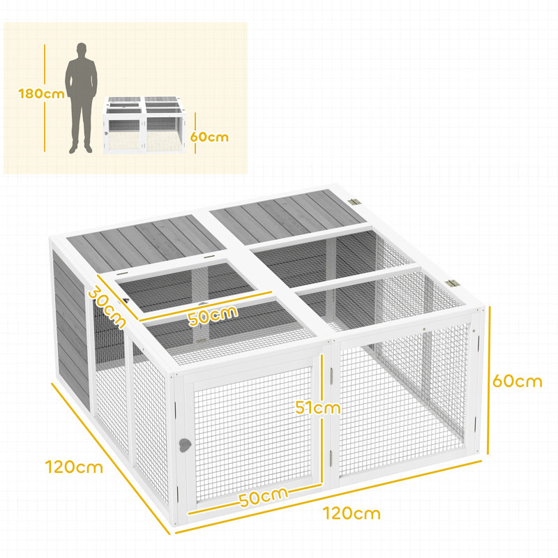 Weather Resistant Rabbit Hutch