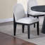 Chaises de salle à manger Soft Cozy Texture 2pc