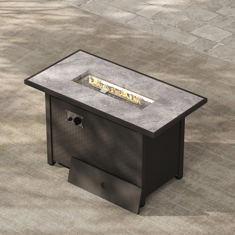 Rectangular Fire Table