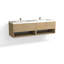 Modo 72" W Wall Mounted Double Bathroom Vanity-102126636-102126647-102126646