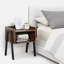Nakevia Bedside Table Rustic Brown Industrial Bedroom Furniture